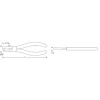 スタビレー STAHLWILLE エンドワイヤーストリッパー プラスチックコーティング 全長160mm 6780 3 160 1丁（直送品）