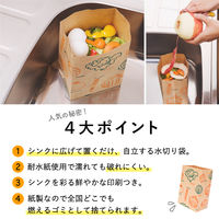 紙製 ごみっこポイ 自立型 水切りゴミ袋 1袋（50枚）ネクスタ