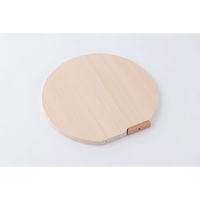 ウメザワ 青森ひばの丸まな板スタンド付き L 78026 1個（直送品）