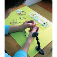 コンテック マルチアーム拡大鏡・LED付 HE-07 1個（直送品）