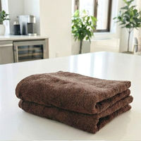 抗菌防臭フェイスタオル ブラウン 1セット（1袋(2枚)×3） 速乾 部屋干し 業務用 サロン仕様 伊澤タオル