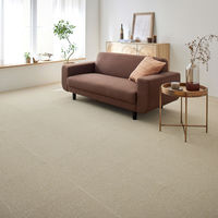 SUMINOE RUG RUG タイルカーペット フローループ 400×400mm アイボリー 1セット(10枚入)（直送品）