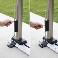 (株)TOKO カーポール ベーシックタイプ 全幅130cm(ダーク) 6300088757 1セット（直送品）