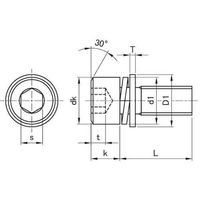 SUNCO 三価ホワイト WAソケットSPタイプ 6×40 (200本入) A0-00-9530-0060-0400-03 1箱(200本)（直送品）