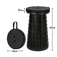 Trimate 10段階 折りたたみ椅子 ブラック AFF-AST001-BK 1個 60-7278-02（直送品）