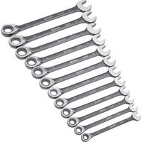 Apex Tool Group SATA 切替式コンビネーションラチェットレンチセット 黒[12点] ST08044B 1セット（直送品）