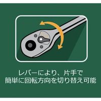 Apex Tool Group SATA 6角ソケットレンチセット 差込角9.5mm (14点) ST09523G 1セット（直送品）