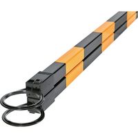 トラスコ中山 TRUSCO 角型転がりにくいガードバー 2.0m GBMK-20 1本 695-1092（直送品）