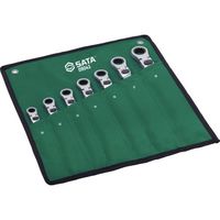 Apex Tool Group SATA ロング首振(ロック付き)コンビネーションラチェットレンチセット(7点) 09043 1セット（直送品）