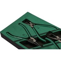 Apex Tool Group SATA スナップリングプライヤー 4点 セット トレー入り 09911A 1セット 695-8214（直送品）