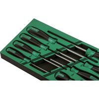 Apex Tool Group SATA ドライバー 9点 セット トレー入り 09913A 1セット 695-8219（直送品）