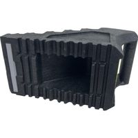 リス興業 RISU タイヤストッパー クルリプラ 輪止め(2個入り) KRP-WDM 1組(2個) 696-5087（直送品）