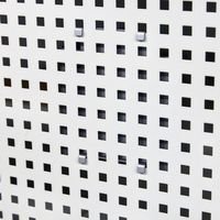 トラスコ中山 TRUSCO パンチングパネル用スチールコンテナ 大 シルバー SFBOX2SV 1個 693-1380（直送品）