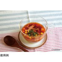 HARIO ガラスのレンジスープカップ 1ケース(24個) XSCS-1-W 1ケース(1個) 68-5182-30（直送品）