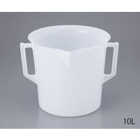 ニッコー・ハンセン ポリビーカーPE(手付き)2000mL 1ケース(60個入) 69-5599-77 1ケース(1個)（直送品）