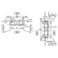 杉田エース メーター点検口 600×450 AEJ451221 1枚（直送品）