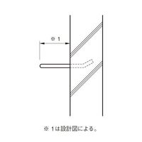 杉田エース SUS タラップ 22×300×300 芯寸法 AEA241237 1本（直送品）
