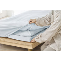 アイリスオーヤマ こだわりマットレス付き布団10点セット ライトブルー KFSーKM10S 1セット