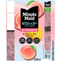 コカ・コーラ ミニッツメイド ゼロシュガー ピーチレモネード 600ml 1箱（24本入）
