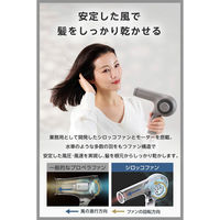 ヘアドライヤー 軽量 日本製 マイナスイオン トライバランスイオン スモーキーグレー NIB400B-H テスコム 1個（直送品）