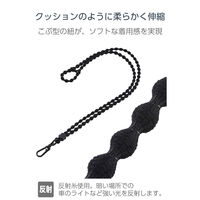 スマホショルダーストラップ 肩掛け 全機種対応 落下・紛失防止 軽量 ブラック P-STSDH1FLREBK エレコム 1個（直送品）