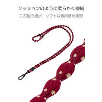 スマホショルダーストラップ 肩掛け 全機種対応 落下・紛失防止 バーガンディー P-STSDH1FLSTBD エレコム 1個（直送品）