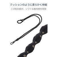 スマホショルダーストラップ 肩掛け 全機種対応 落下・紛失防止 軽量 ブラック P-STSDH1FLSTBK エレコム 1個（直送品）