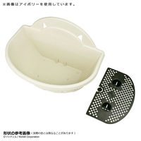 リッチェル プランター ハナール 壁かけ 34型 ダークグレー(DG) 167538 1個（直送品）