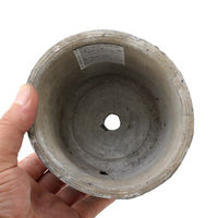 リーフ 鉢 アンティークポット 直径13×10cm 白 226244 1個（直送品）