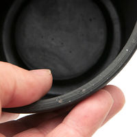 マービスタ 多肉植物 ブラックポット シティPOT SS 直径12×高さ12cm 257972 1個（直送品）