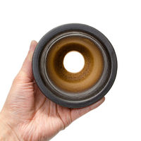 かみ山陶器 盆栽鉢 信楽焼 植木鉢 イブシ松皮 4号 263488 1個（直送品）