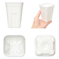 日本ポリ鉢販売 スリット鉢 プレステラ 90深型 白 10個セット 269855 1個（直送品）