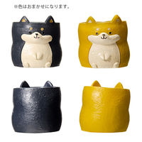 ケー・イー・アイ 鉢 リトルレジンポット しば犬 272615 1個（直送品）