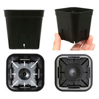 日本ポリ鉢販売 スリット鉢 プレステラ 90型 黒 10個セット 272687 1個（直送品）