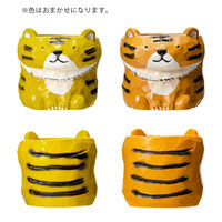 ケー・イー・アイ 鉢 リトルレジンポット トラ 273618 1個（直送品）