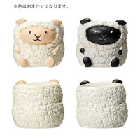 ケー・イー・アイ 鉢 リトルレジンポット ヒツジ 273616 1個（直送品）