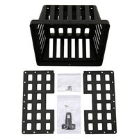 リーフ コウモリランバスケット ブラック LLサイズ 5個入り 282457 1個（直送品）