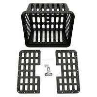 リーフ コウモリランバスケット ブラック 3Lサイズ 5個入り 282458 1個（直送品）