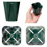 兼弥産業 スリット鉢 カネヤ産業 EGー7.5cm MR モスグリーン 282717 1セット(10個)（直送品）