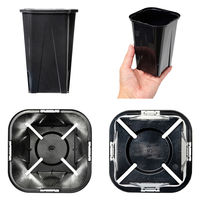 兼弥産業 スリット鉢 カネヤ産業 EGー105L MR 黒 282723 1セット(10個)（直送品）