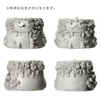 ケー・イー・アイ 鉢 リトルレジンポット 狛犬 282730 1個（直送品）