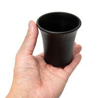 明和 ミニラン鉢 2.5号 多肉植物 ラン プラスチック 鉢 282886 1個（直送品）