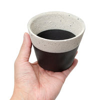 かみ山陶器 盆栽鉢 信楽焼 植木鉢 雅―上下掛分 283225 1個（直送品）