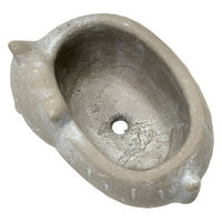 友膳 多肉植物 シャトンシットポット BR ブラウン 287540 1個（直送品）