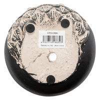 カルナック 鉢 ラフォーレフクロウ BーL ブラック 293742 1個（直送品）