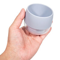 三浦園芸 鉢 キュート ビビ スモーキーの鉢 ラベンダーグレー 298071 1個（直送品）