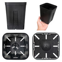 日本ポリ鉢販売 プレステラ 150深型 黒 10個セット 306339 1個（直送品）