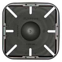 日本ポリ鉢販売 スリット鉢 プレステラ 180深型 黒 1個 306413（直送品）