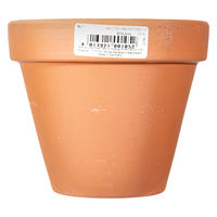 陶里 ドイツ製テラコッタポット (内径9.36×高さ8.74cm)穴あり 307920 1個（直送品）
