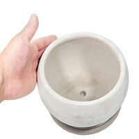 エイチツーオー セメントポット ボール L 311204 1個（直送品）